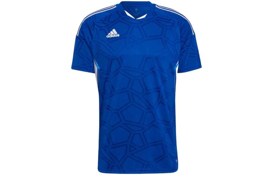 Adidas Adidas Soccer Jerseys Men's Blue Moderate Straight Fit