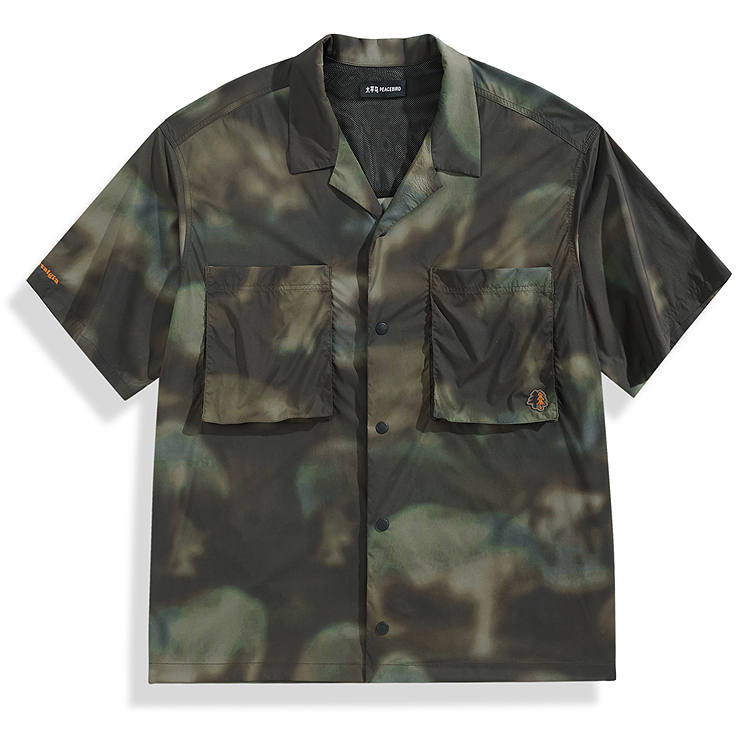 PEACEBIRD MEN Shirt Men's Green, Batch 1