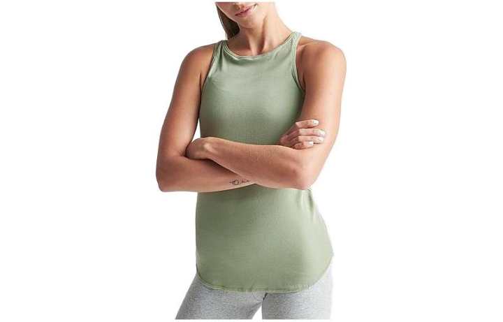 Nike Nike Tank Tops Women's Green Crew Neck Moderate Straight Fit