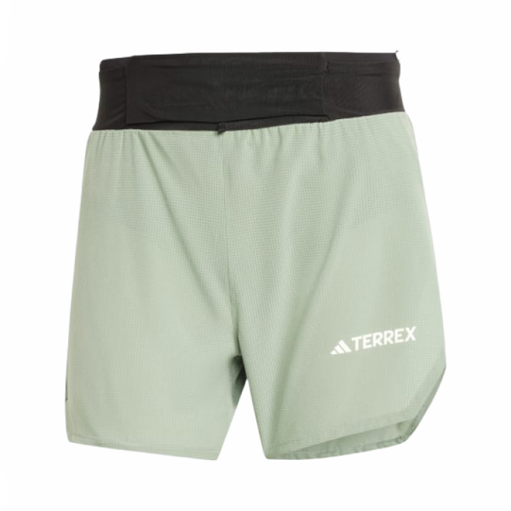 Adidas Adidas TERREX TECHROCK PRO TRAIL SHORTS Casual Shorts Men's Silver Green
