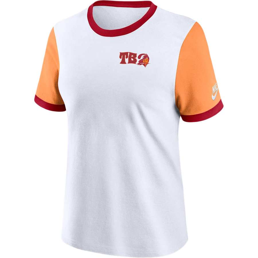 Nike Nike Tampa Bay Buccaneers Rewind Women's Nike Nfl Ringer T-Shirt