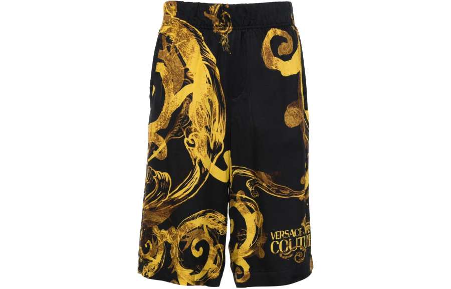 VERSACE JEANS Couture Watercolour Couture Knee Length Shorts
