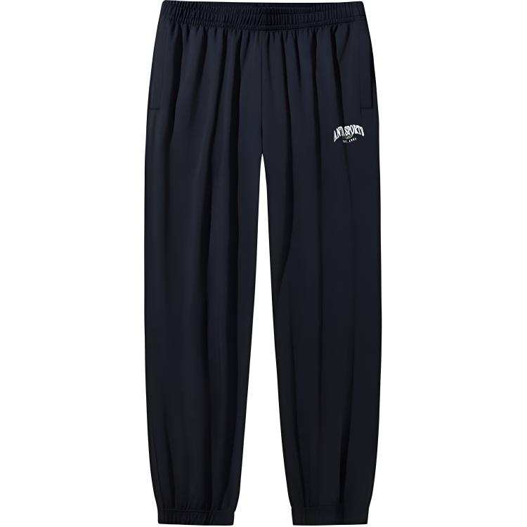 Anta Sports Life Collection Casual Pants Men's Basic Black