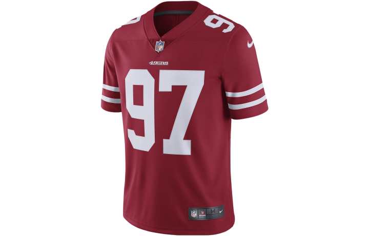 Nike Nike Soccer Jerseys Men's Red Moderate Straight Fit