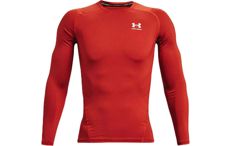 Under Armour HeatGear Fitness Clothing Men's Orange Moderate