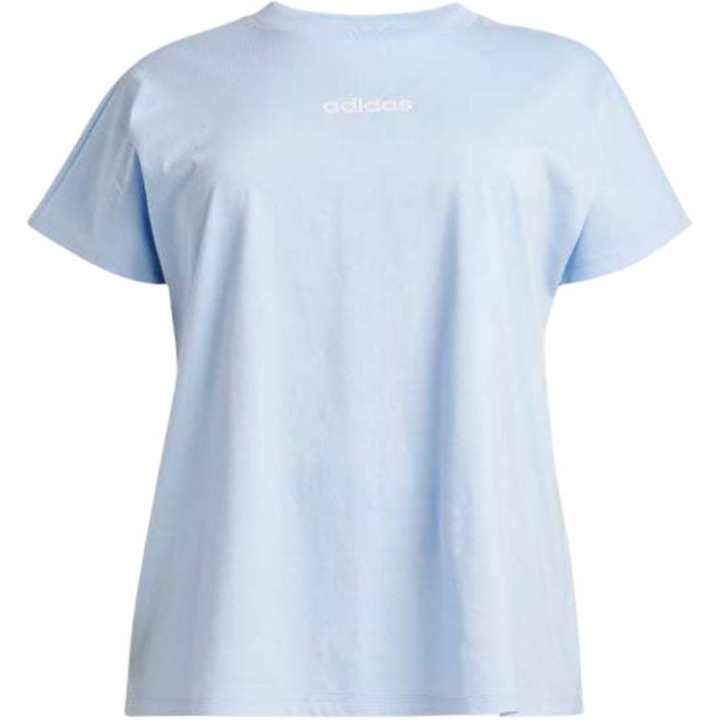 Adidas Adidas Free Shipping With AdiClub Essentials Linear Cotton Tee Plus Size