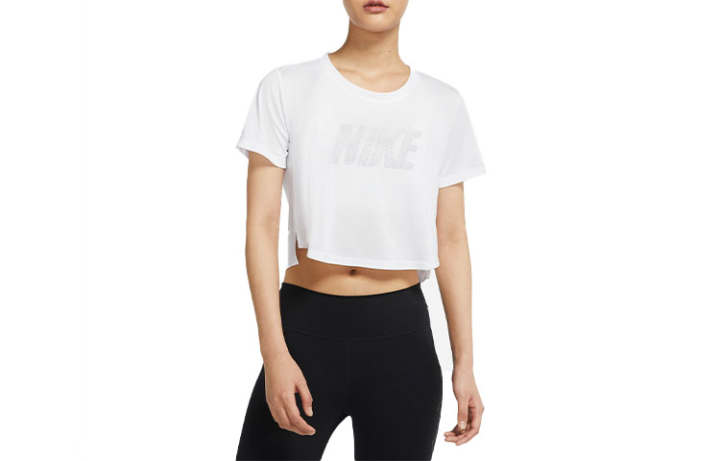 Nike Nike T Shirts Women's White Crew Neck Moderate