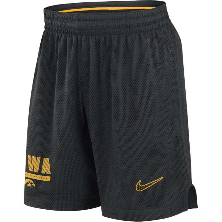 Nike Nike Iowa Hawkeyes Sideline Casual Shorts Men's Black