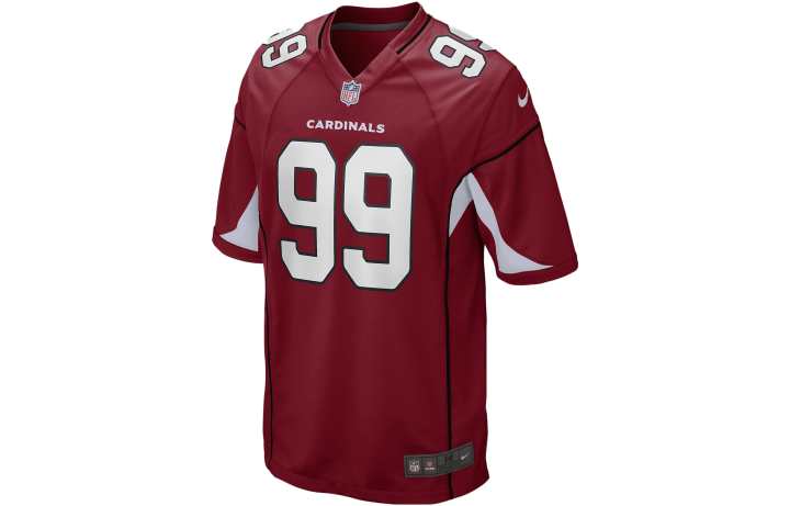 Nike Nike Soccer Jerseys Men's Red Moderate Straight Fit