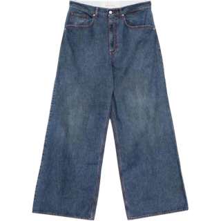 ERL Baggy Indiana Distressed Woven Jeans