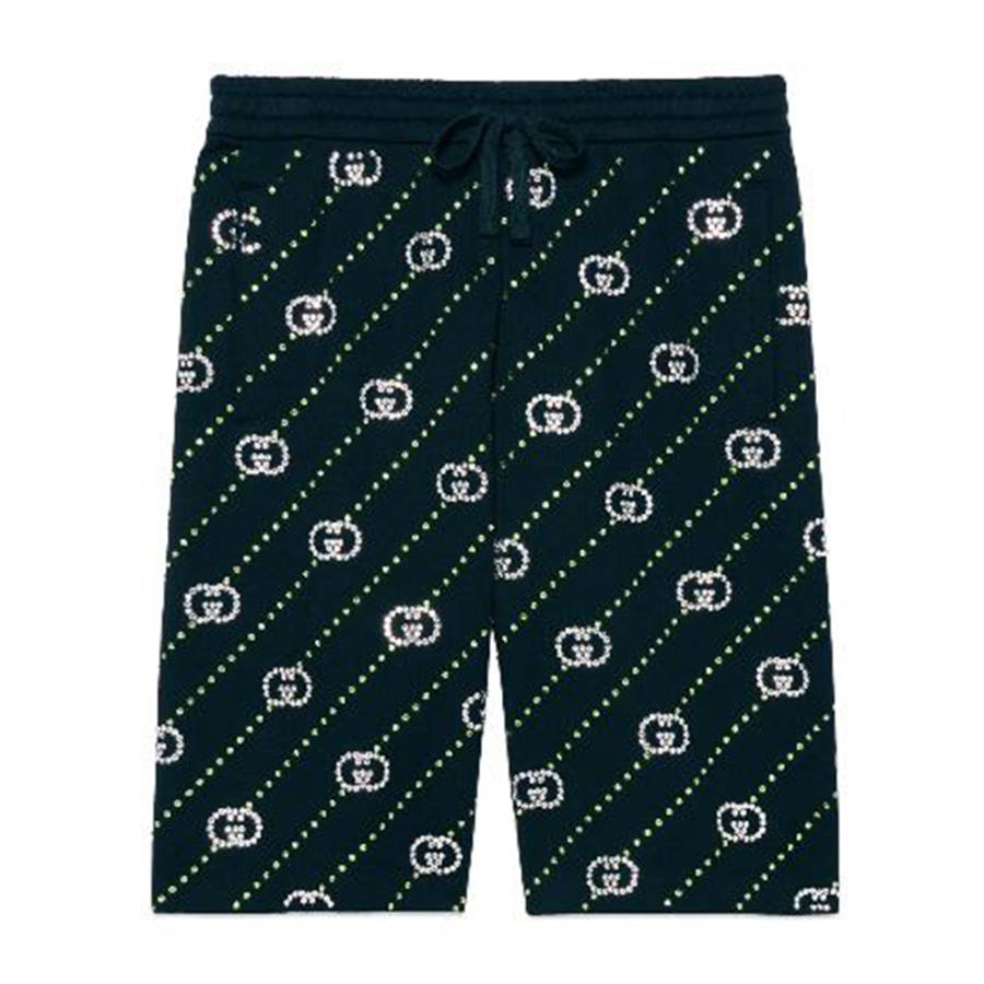 GUCCI GUCCI Interlocking G Embellished Shorts