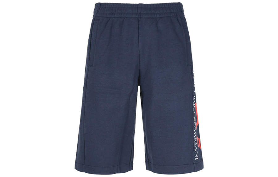 EMPORIO ARMANI EA7 SS23 Casual Shorts Men's Marine Blue