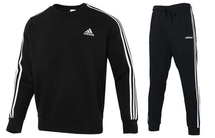 Adidas Adidas Sweatshirt Sets Men's Crew Neck Moderate