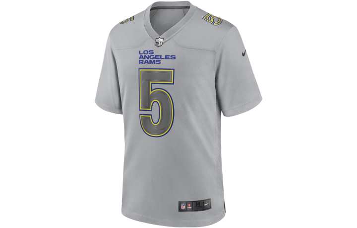 Nike Nike Soccer Jerseys Men's Gray Moderate Straight Fit