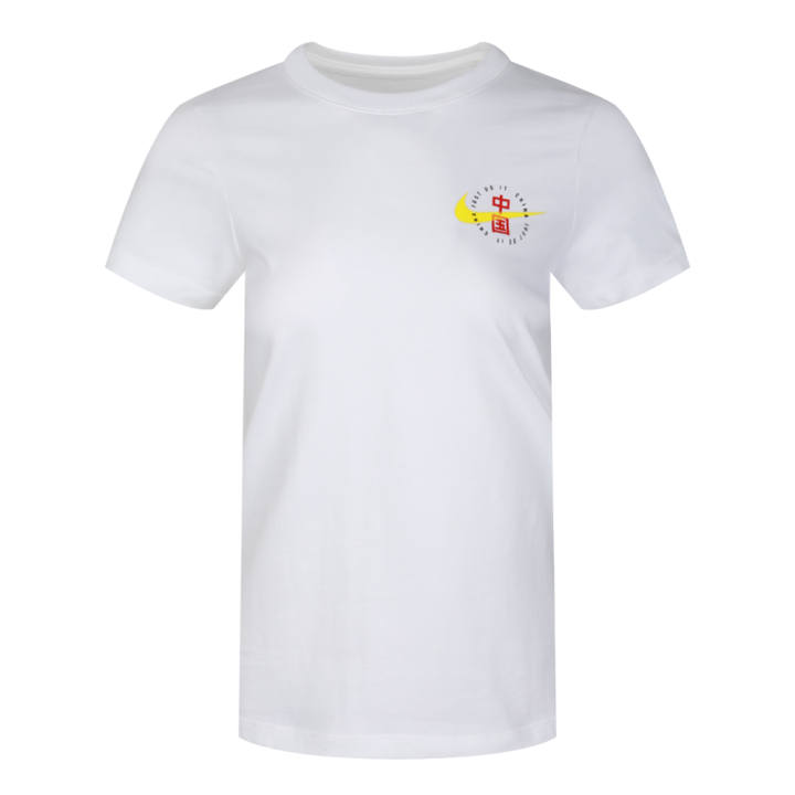 Nike Nike T Shirts Women's White Crew Neck Moderate Other