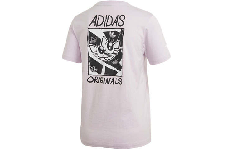 Adidas Originals Set in Sleeve T Shirt Women's Pink