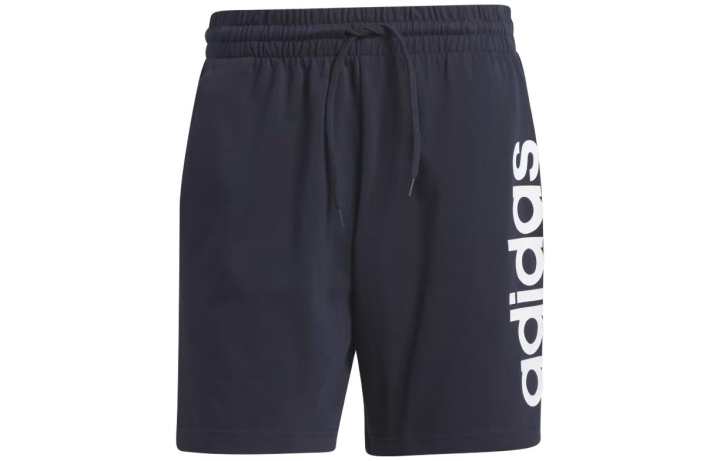 Adidas Adidas Aeroready Essentials Single Jersey Linear Logo Shorts Casual Shorts Men's Ink Blue