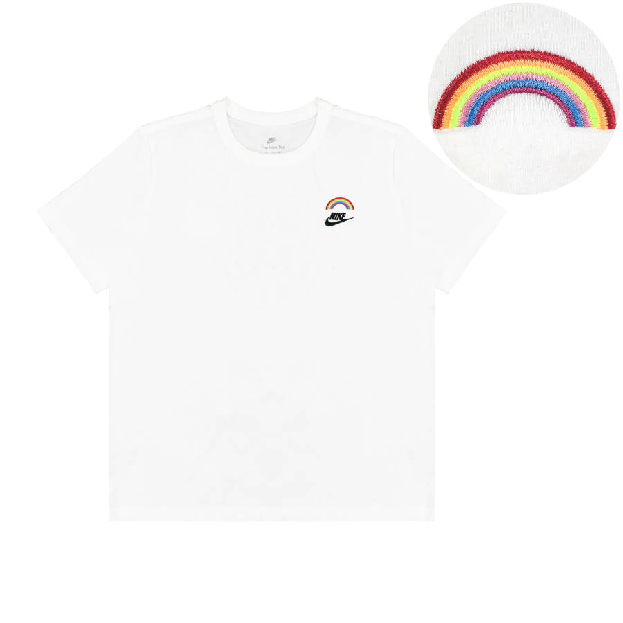 Nike Nike T Shirts Unisex White Crew Neck Moderate Straight Fit