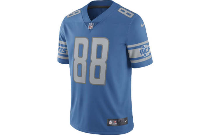 Nike Nike Soccer Jerseys Men's Blue Moderate Straight Fit