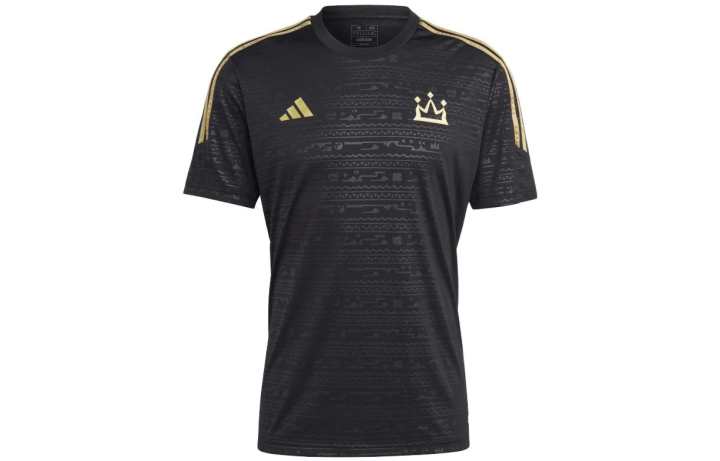 Adidas Adidas Soccer Jerseys Men's Black Moderate Straight Fit
