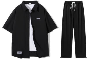 STNW Shirt Matching Sets Men's Lapel Moderate