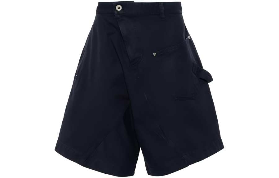 Jw Anderson Twisted cotton bermuda shorts