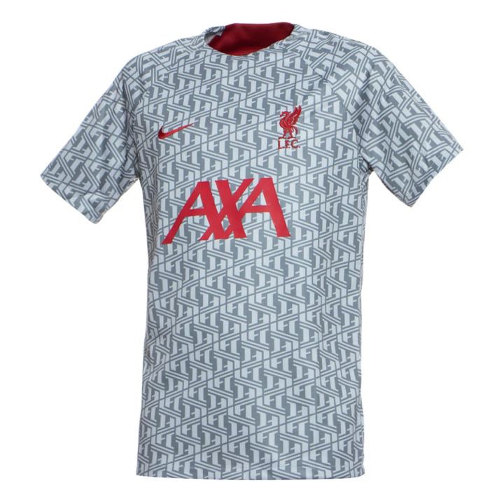 Nike Nike Liverpool Soccer Jerseys Men's Gray Moderate