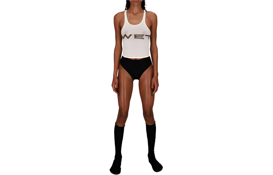 YEEZY Yzy Mowalola Wet Tank Top 'White'