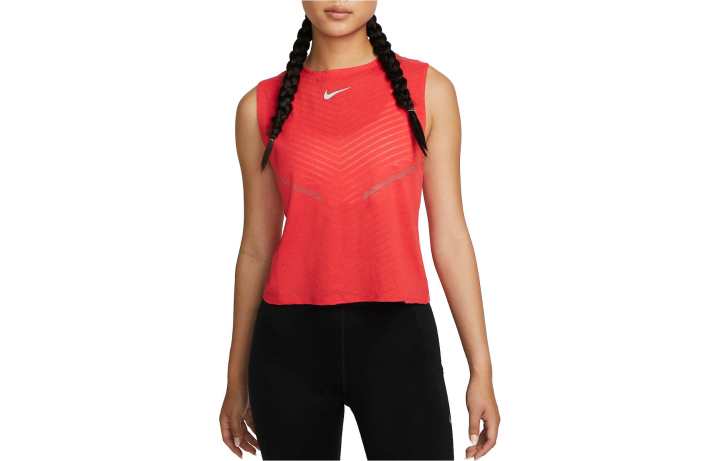 Nike Nike Tank Tops Women's Red Crew Neck Moderate Other