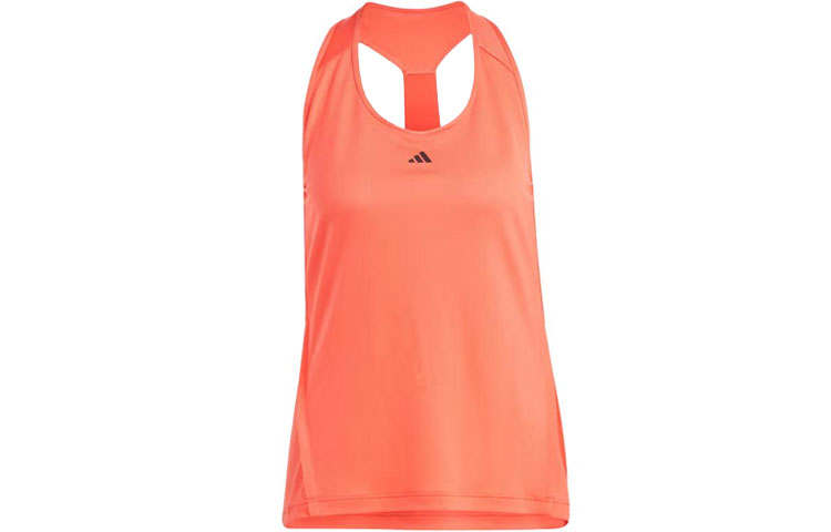 Adidas Adidas AEROREADY Tank Tops Women's Orange Crew Neck Moderate Racerback