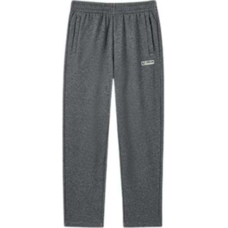 361° Thickened And Fleece Lined Thermal Straight Fit Loose Fit Casual Pants Men's Dark Heather Gray