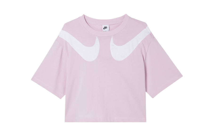 Nike Nike Sportswear Swoosh Women's Cropped Crewneck T-Shirt Pink