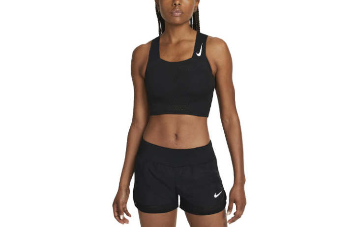 Nike Nike Tank Tops Women's Black U Neck Moderate Straight Fit