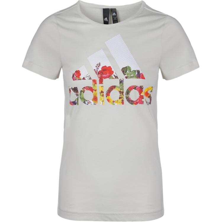 Adidas Adidas T Shirts Women's White Crew Neck Moderate