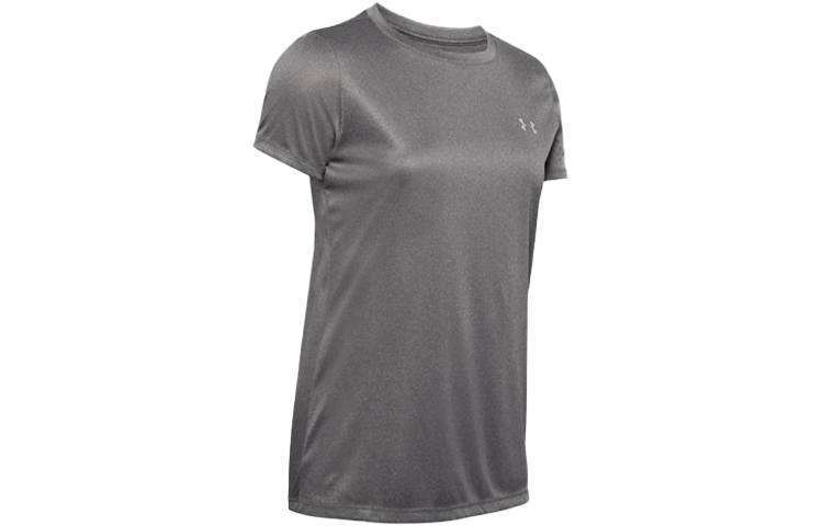 Under Armour Set in Sleeve T Shirt Women's Carbon Gray