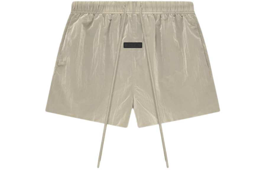 Fear Of God Essentials SS24 Drop2 Crinkle Nylon Running Short Casual Shorts Men's Garden Yellow