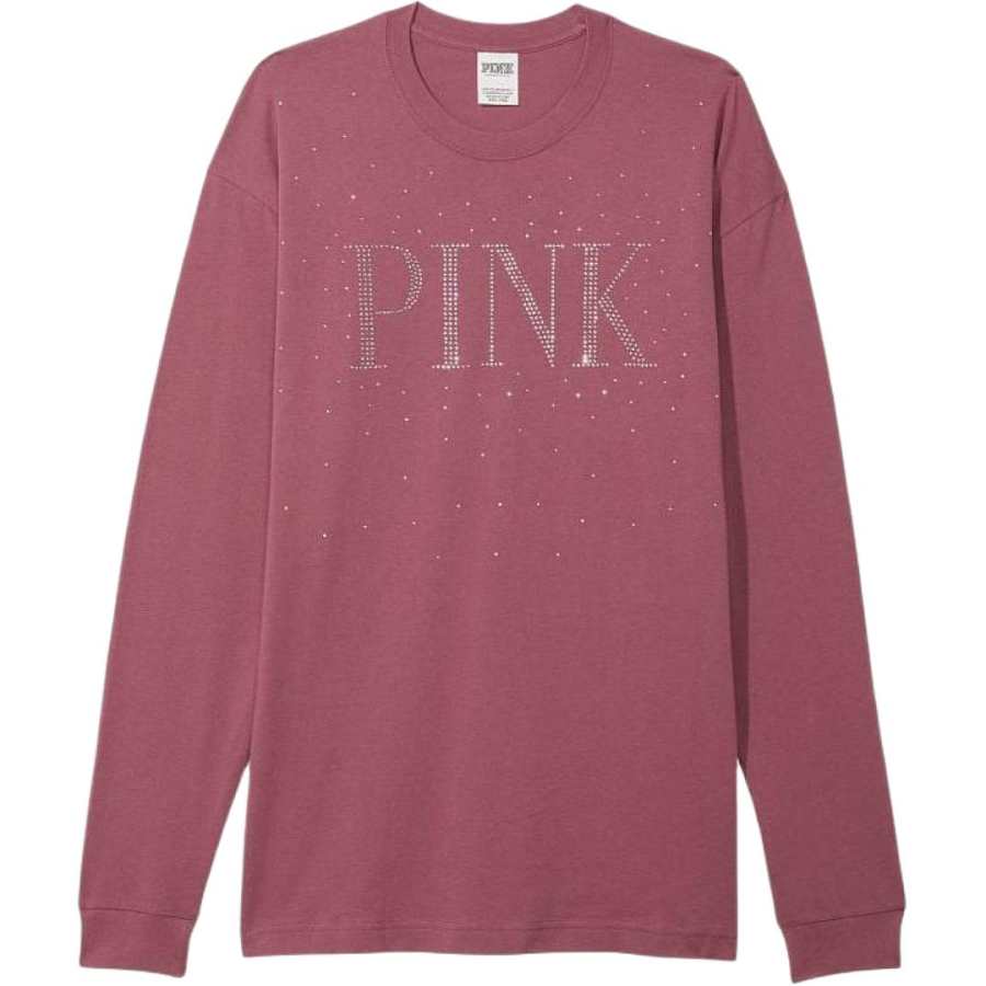 Victoria's Secret T Shirt Women's Red Brown