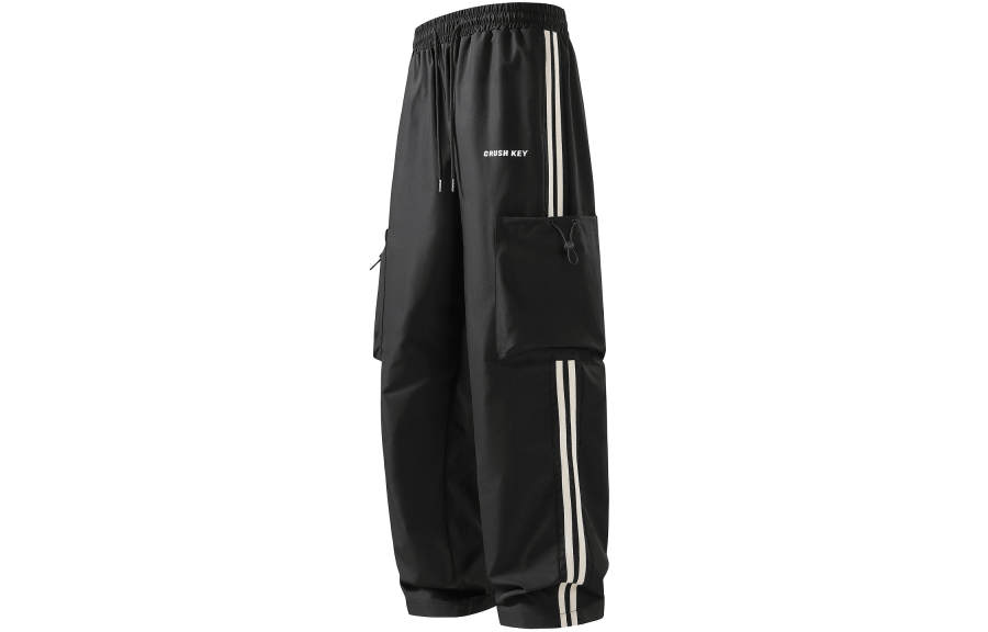 CRUSH KEY Casual Pants Unisex Moderate Cargo Pants