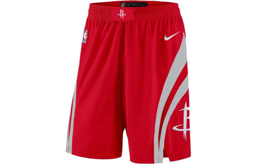 Nike Nike Basketball Shorts Men's Red Moderate Straight Fit Pants