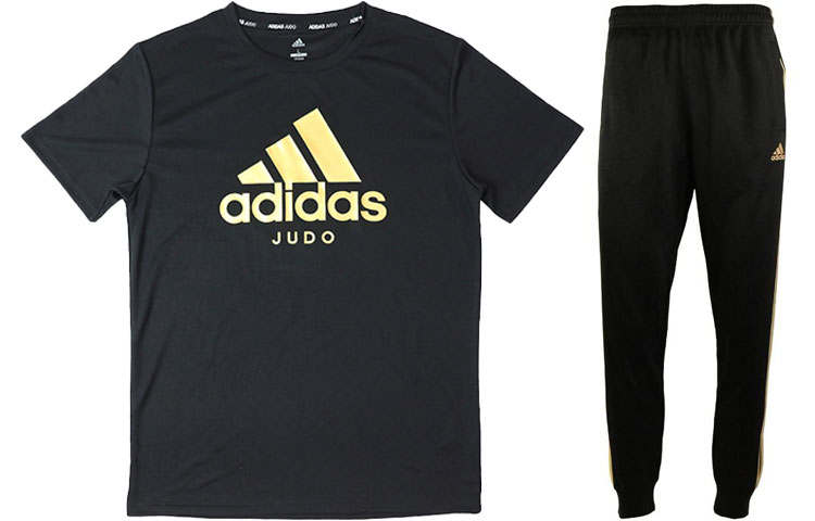 Adidas Adidas Casual Sportswear Men's Black Gold