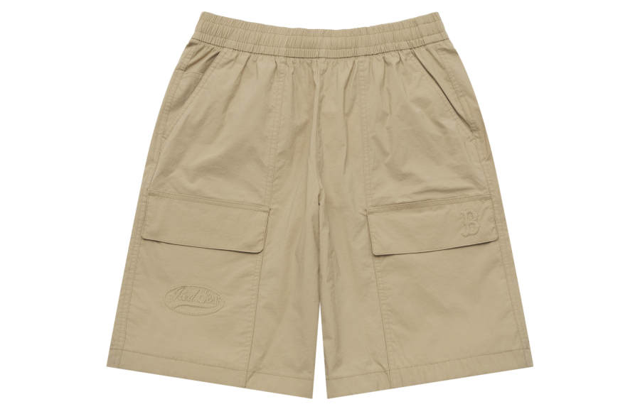 MLB MLB Preppy Style Collection Basic Boston Red Sox SS25 Cargo Shorts Unisex Khaki