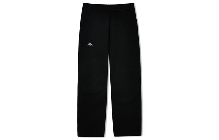 Kappa Casual Pants Men's Black 990 Moderate Straight Fit Pants
