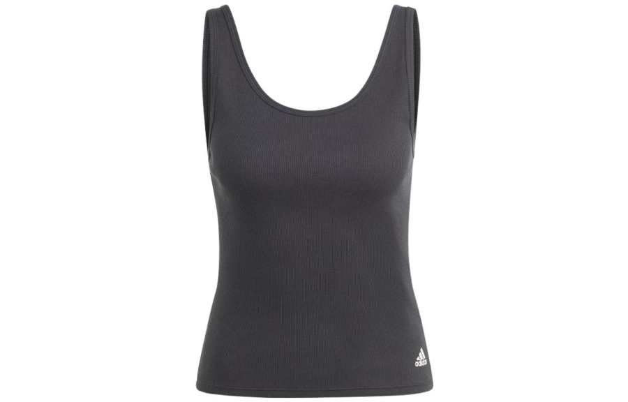 Adidas Adidas Tank Tops Women's Dark Gray Straight Fit