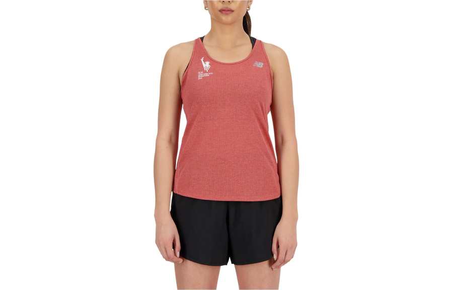 New Balance New Balance Tank Tops Women's Red Crew Neck Moderate Other