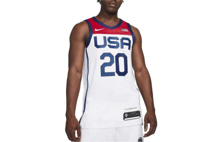 Nike Nike Basketball Jerseys Men's White Moderate Other