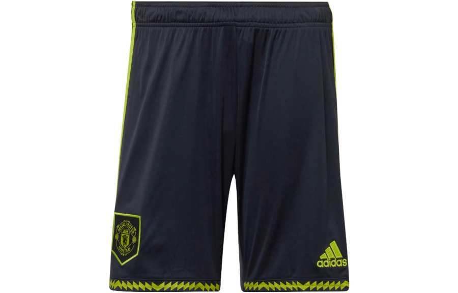 Adidas Adidas Manchester United Soccer Bottoms Men's Black Moderate Straight Fit Pants