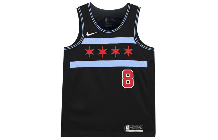 Nike Nike Basketball Jerseys Men's Black Moderate Straight Fit
