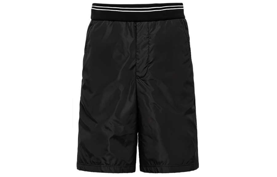 PRADA Prada triangle-logo piqué bermuda shorts
