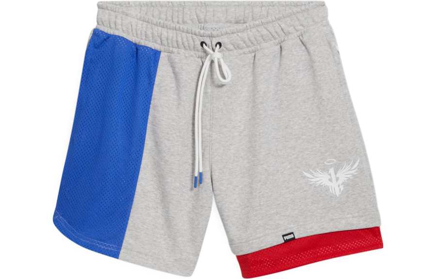 PUMA PUMA Casual Shorts Men's Light Mixed Gray Moderate
