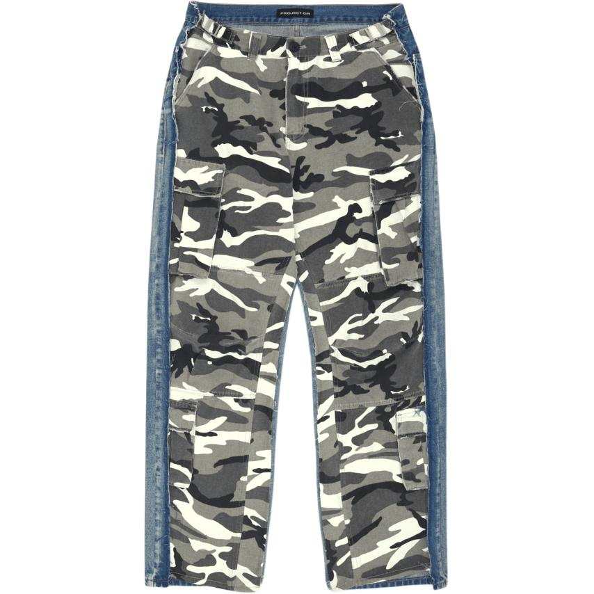 GRAILZ Jeans Men's Blue Moderate Wide Leg Pants